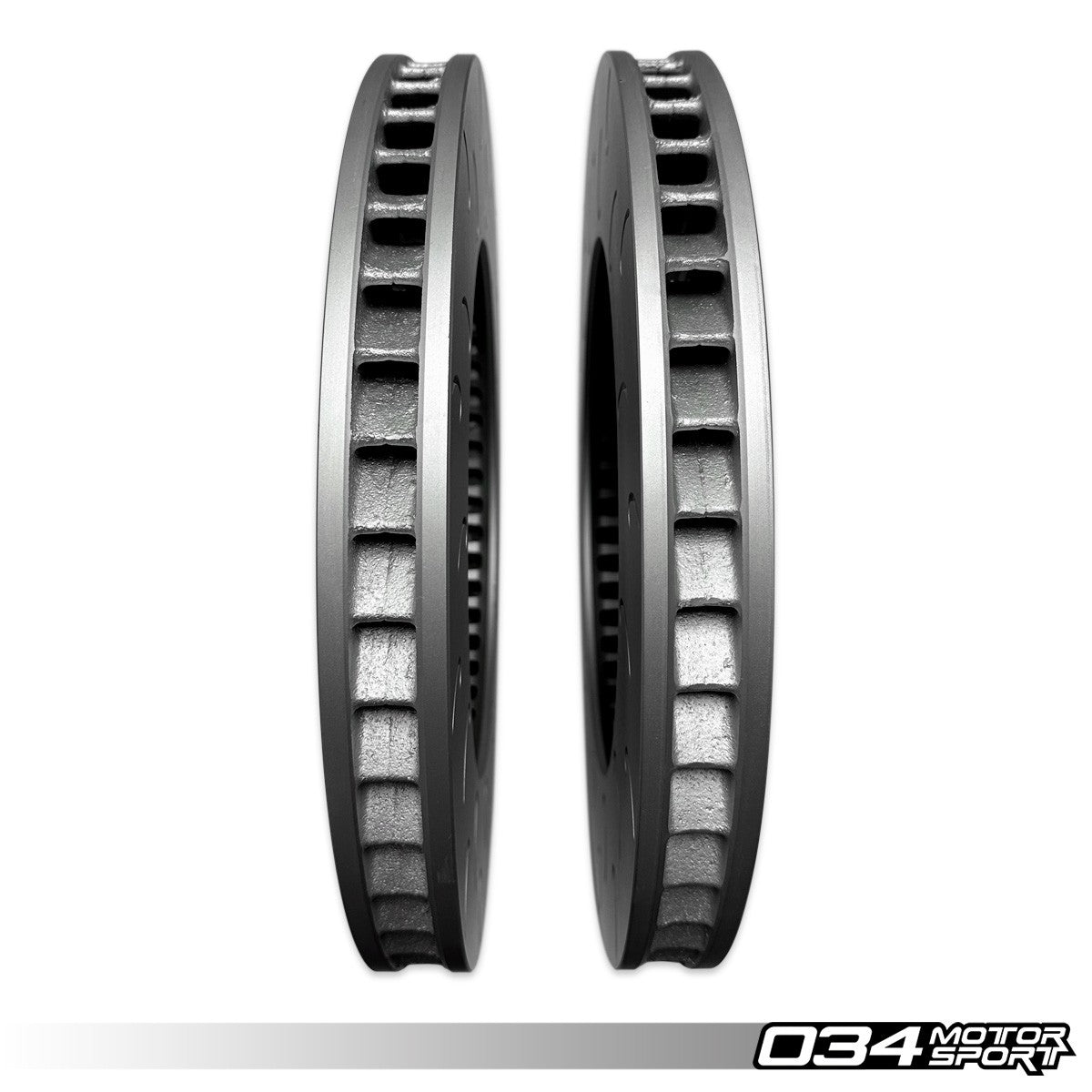 2-Piece Floating Front Brake Rotor Upgrade Kit for Audi C7 S6/S7 - image 5