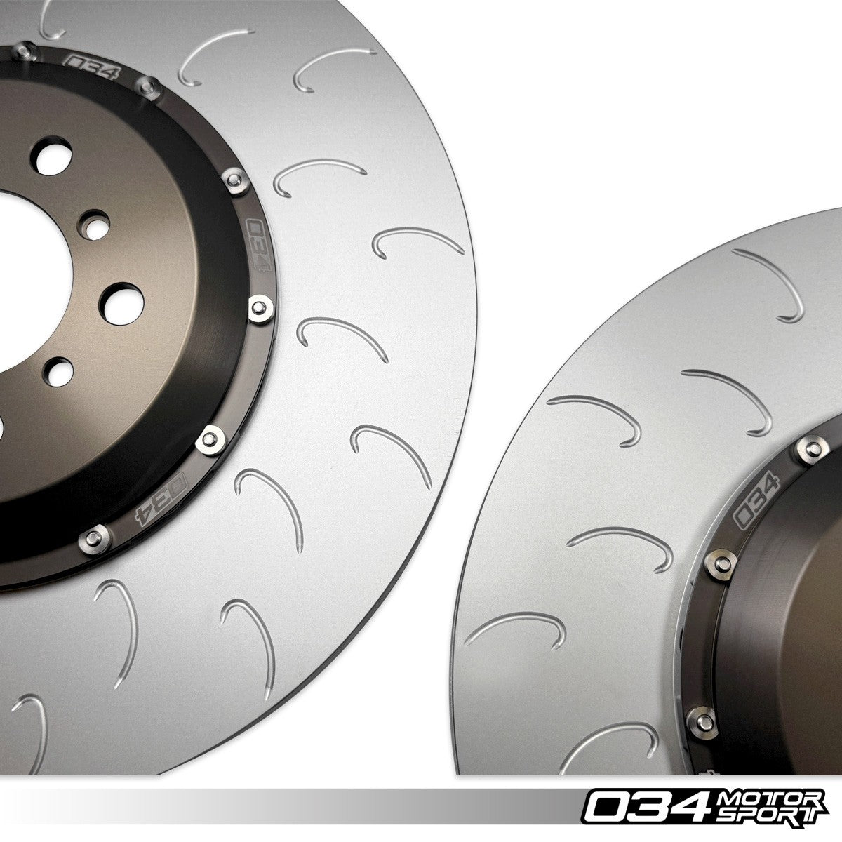 2-Piece Floating Front Brake Rotor Upgrade Kit for F8X BMW M2 Competition/CS, M3/M4 C/CS, & M4 GTS (2NH/2NK - image 2