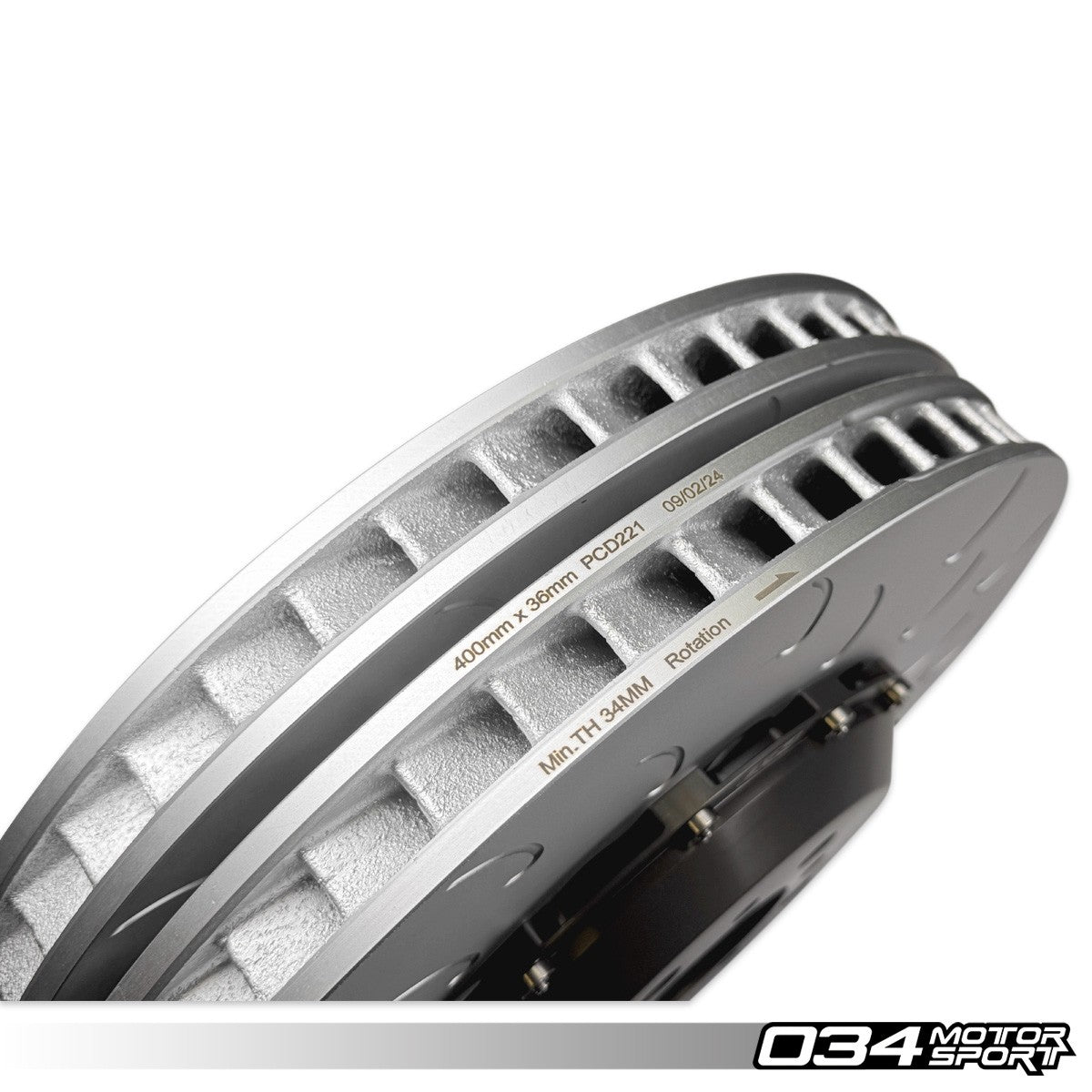 2-Piece Floating Front Brake Rotor Upgrade Kit for F8X BMW M2 Competition/CS, M3/M4 C/CS, & M4 GTS (2NH/2NK - image 3