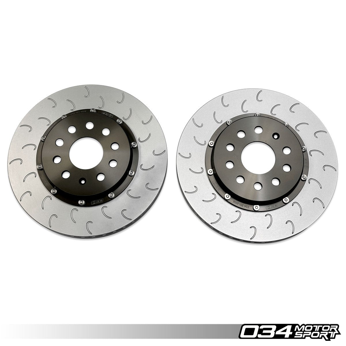 2-Piece Floating Rear Brake Rotor 310mm Upgrade for MQB and MQB EVO VW & Audi