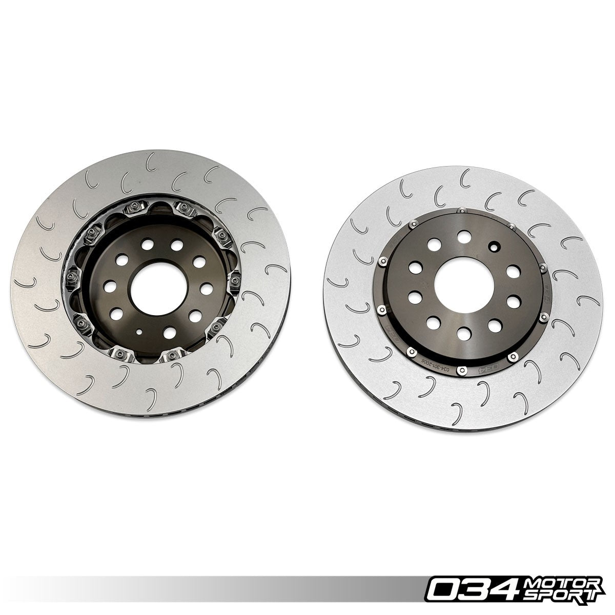 2-Piece Floating Rear Brake Rotor 310mm Upgrade for MQB and MQB EVO VW & Audi - image 2