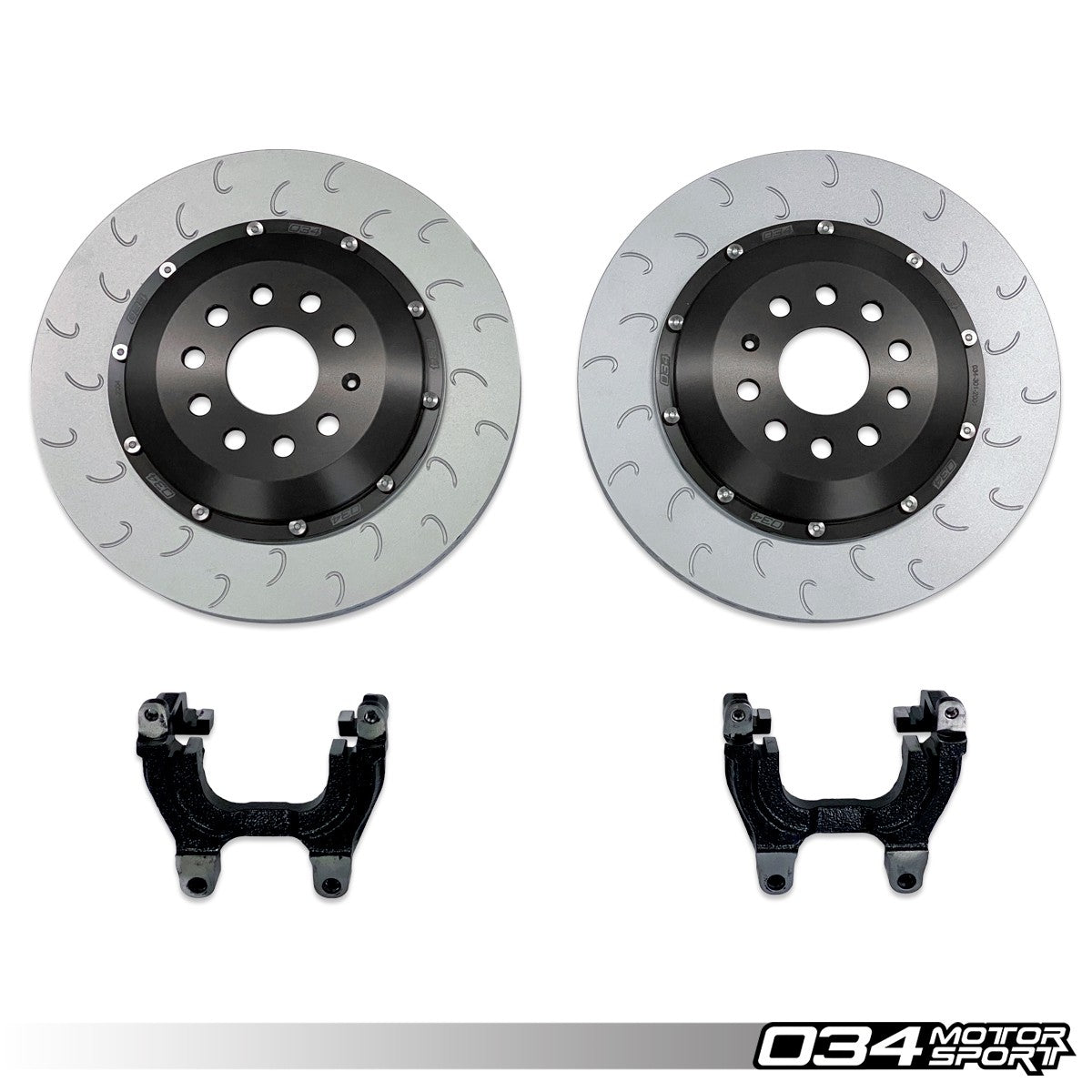 2-Piece Floating Rear Brake Rotor 350mm Upgrade for MQB VW & Audi
