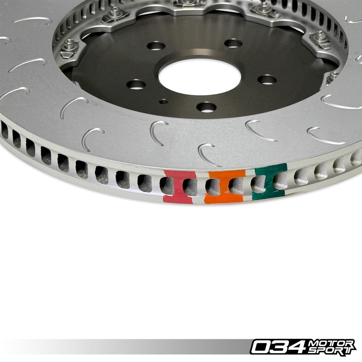 2-Piece Floating Rear Brake Rotor Upgrade for Audi C8 RS6 & RS7 - image 2