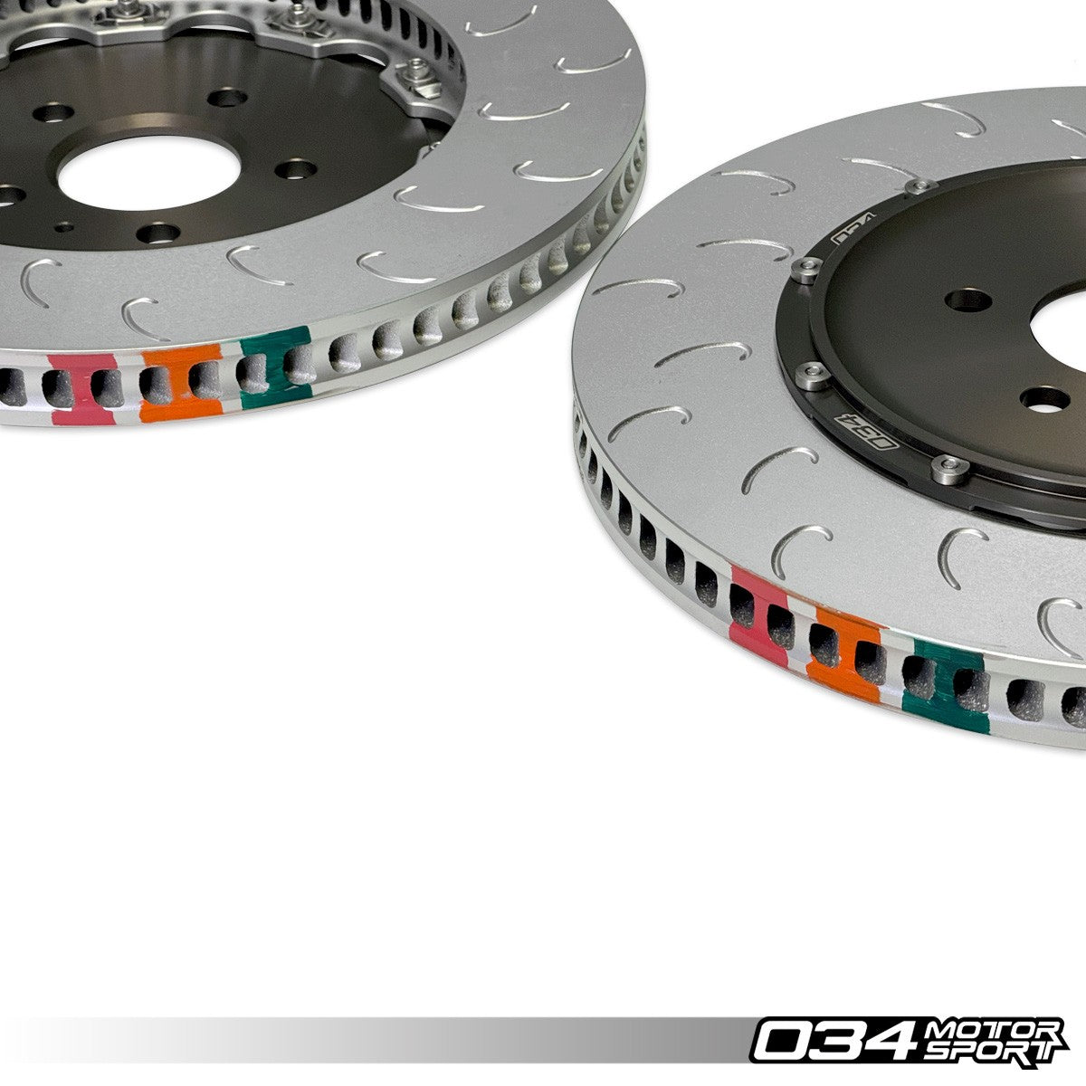 2-Piece Floating Rear Brake Rotor Upgrade for Audi C8 RS6 & RS7 - image 3