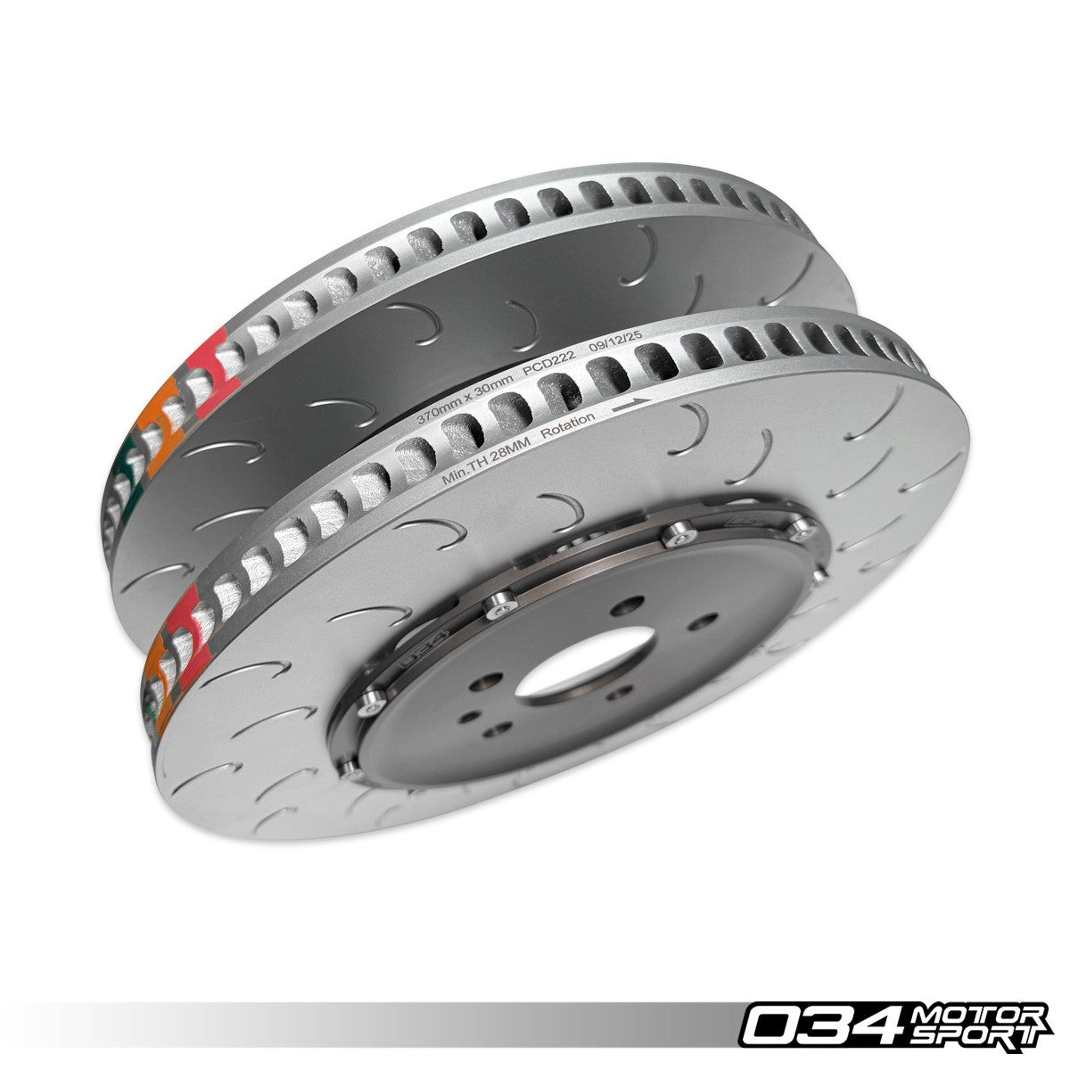 2-Piece Floating Rear Brake Rotor Upgrade for Audi C8 RS6 & RS7 - image 5