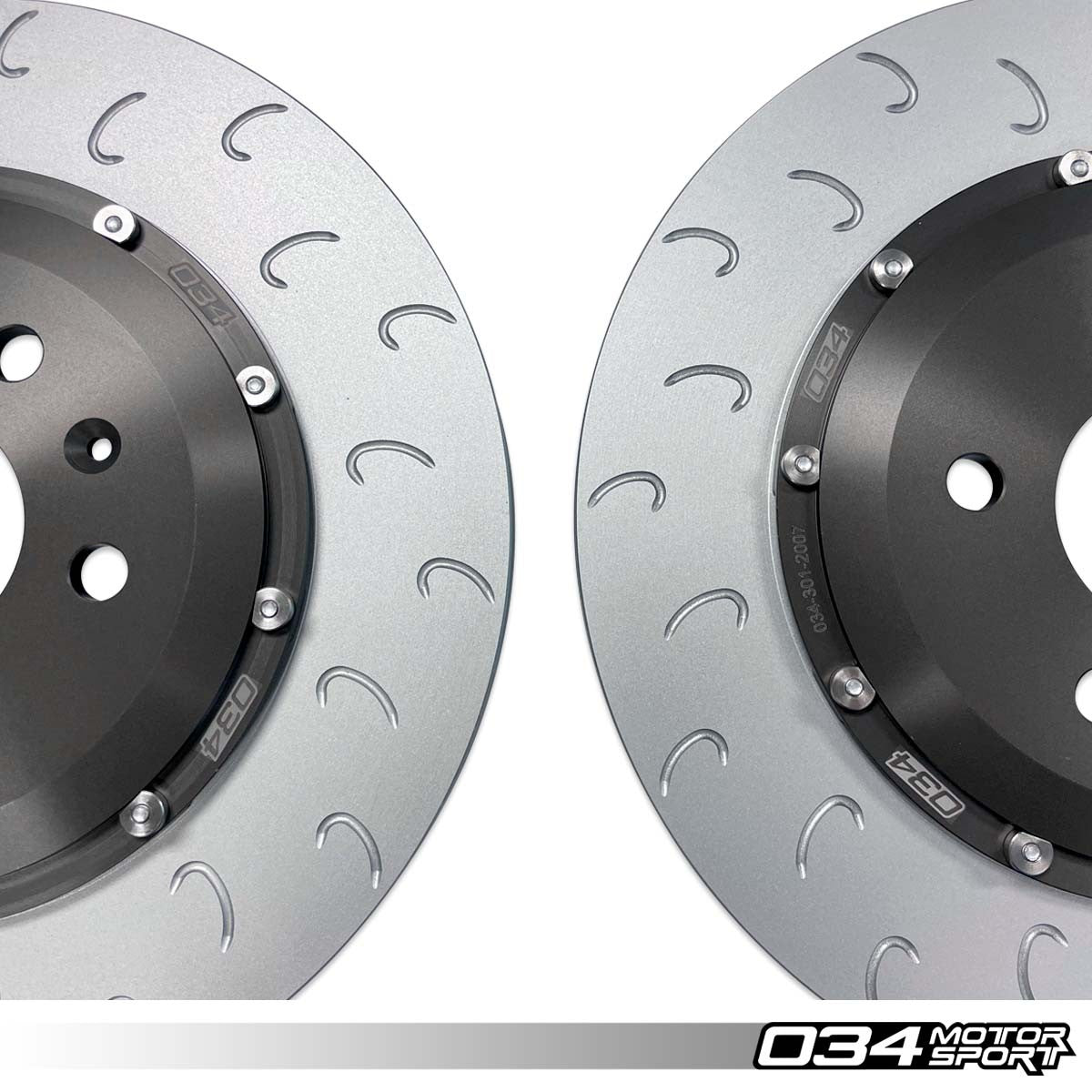 2-Piece Floating Rear Brake Rotor Upgrade Kit for Audi B8/B8.5 S4/S5 & Q5/SQ5 - image 3