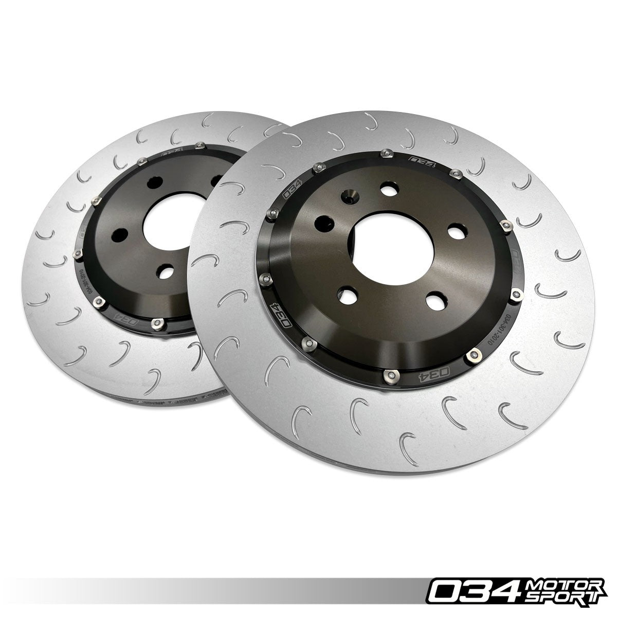 2-Piece Floating Rear Brake Rotor Upgrade Kit for Audi B9/B9.5 RS4/RS5 - image 2