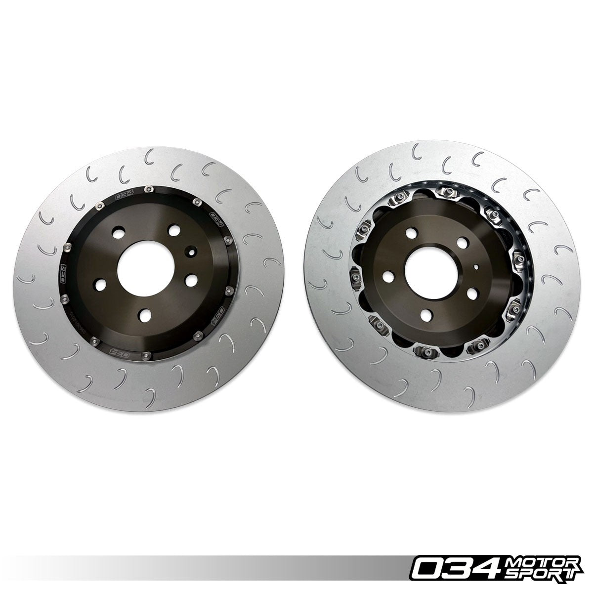 2-Piece Floating Rear Brake Rotor Upgrade Kit for Audi B9/B9.5 RS4/RS5 - image 3