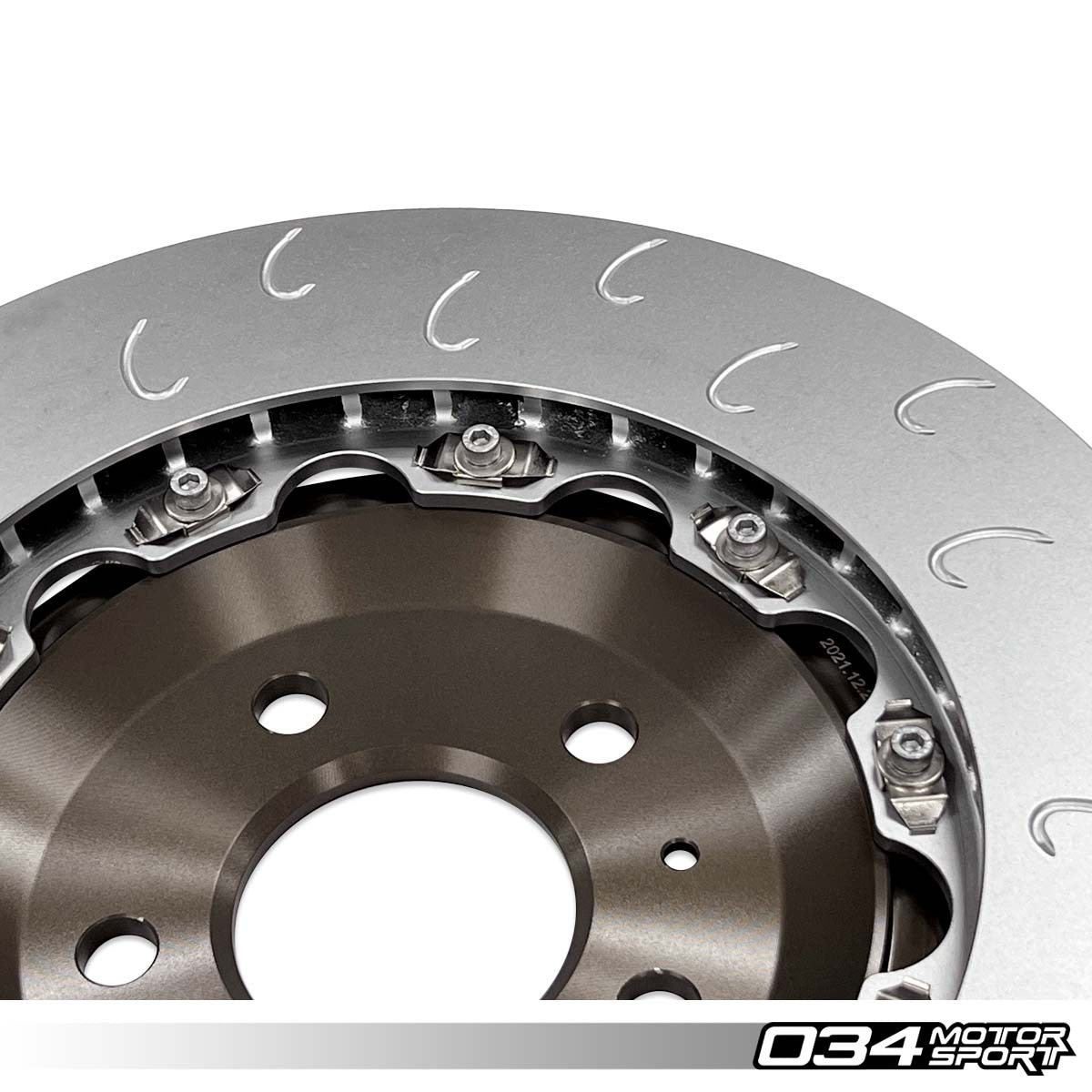 2-Piece Floating Rear Brake Rotor Upgrade Kit for Audi B9/B9.5 RS4/RS5 - image 4