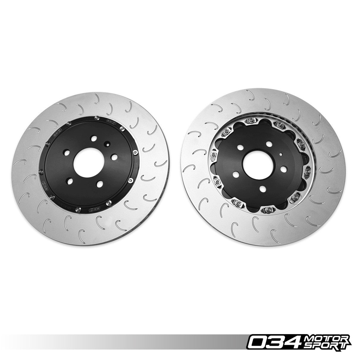 2-Piece Floating Rear Brake Rotor Upgrade Kit for Audi C8 S6/S7, D5 A8/S8, & 4M/4M.5 Q7/SQ7/Q8/SQ8 - image 2