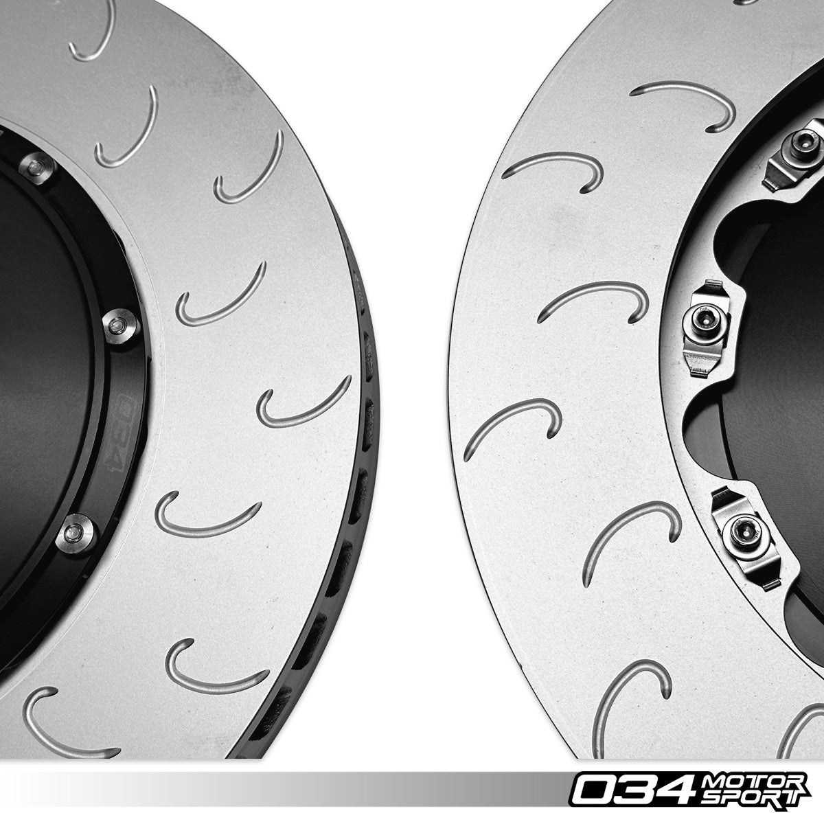 2-Piece Floating Rear Brake Rotor Upgrade Kit for Audi C8 S6/S7, D5 A8/S8, & 4M/4M.5 Q7/SQ7/Q8/SQ8 - image 3
