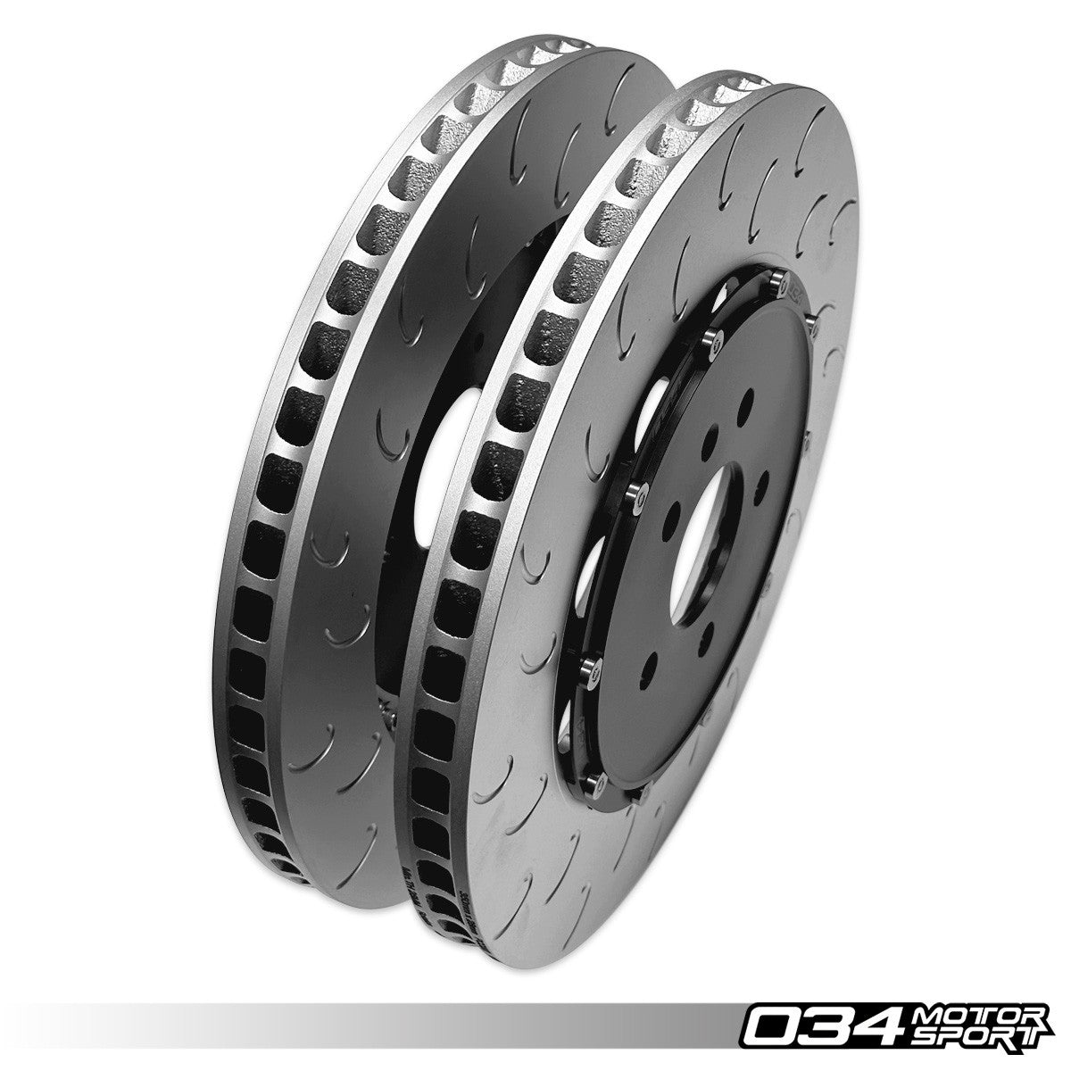 2-Piece Floating Rear Brake Rotor Upgrade Kit for Audi C8 S6/S7, D5 A8/S8, & 4M/4M.5 Q7/SQ7/Q8/SQ8 - image 5