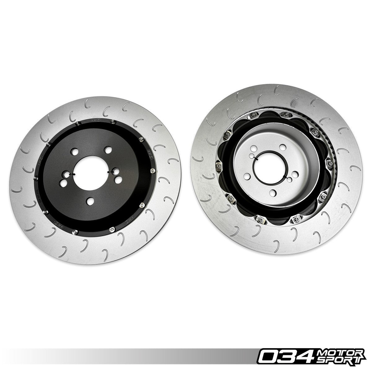 2-Piece Floating Rear Brake Rotor Upgrade Kit for F8X BMW M2 Competition/CS, M3/M4 C/CS, & M4 GTS (2NH/2NK C - image 3