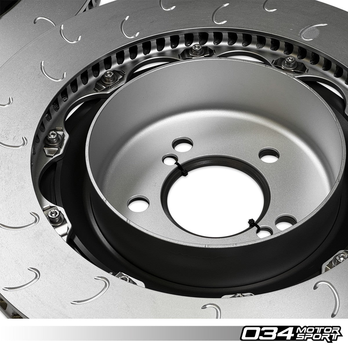 2-Piece Floating Rear Brake Rotor Upgrade Kit for F8X BMW M2 Competition/CS, M3/M4 C/CS, & M4 GTS (2NH/2NK C - image 5