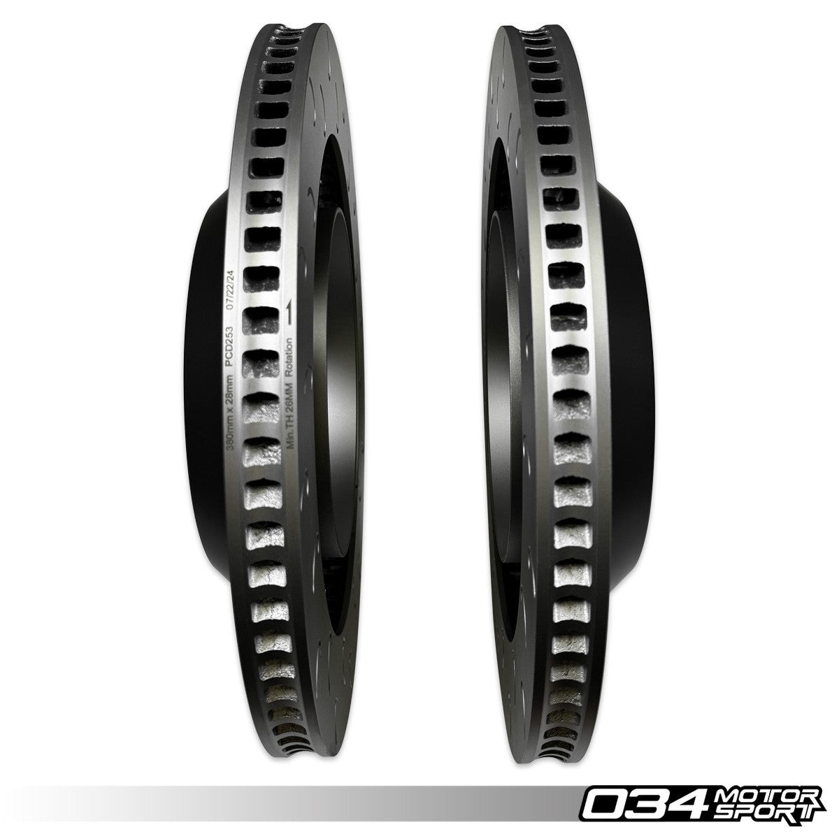 2-Piece Floating Rear Brake Rotor Upgrade Kit for F8X BMW M2 Competition/CS, M3/M4 C/CS, & M4 GTS (2NH/2NK C - image 6