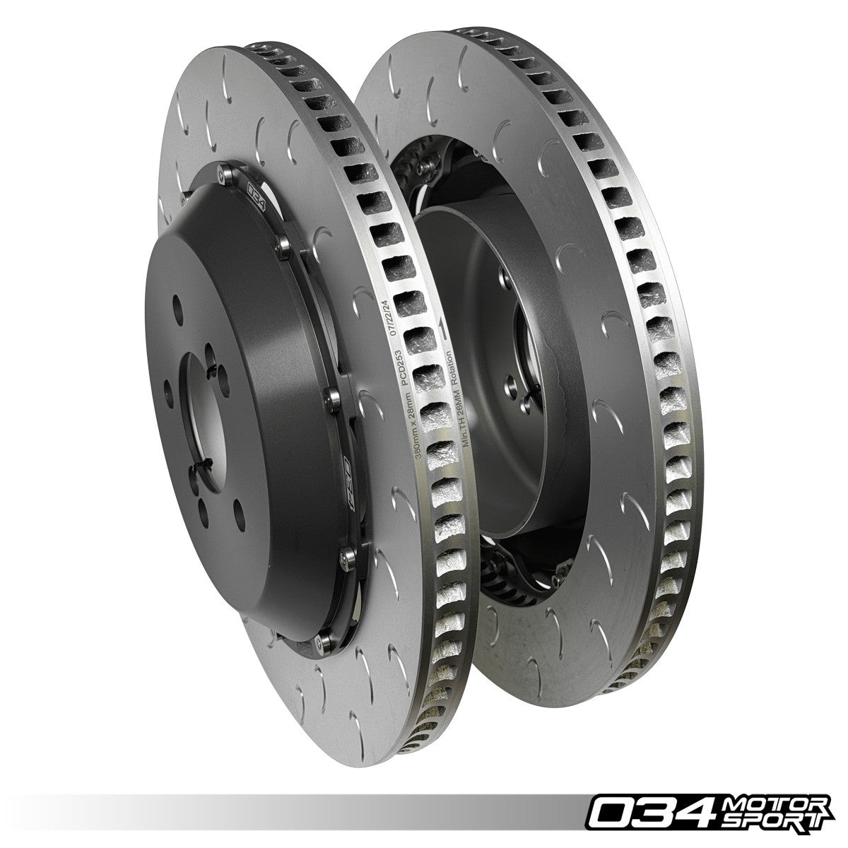 2-Piece Floating Rear Brake Rotor Upgrade Kit for F8X BMW M2 Competition/CS, M3/M4 C/CS, & M4 GTS (2NH/2NK C - image 7