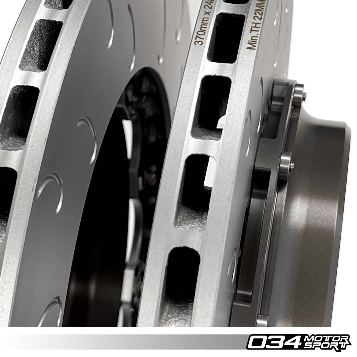 2-Piece Floating Rear Brake Rotor Upgrade Kit for F8x M2/M3/M4 - image 6