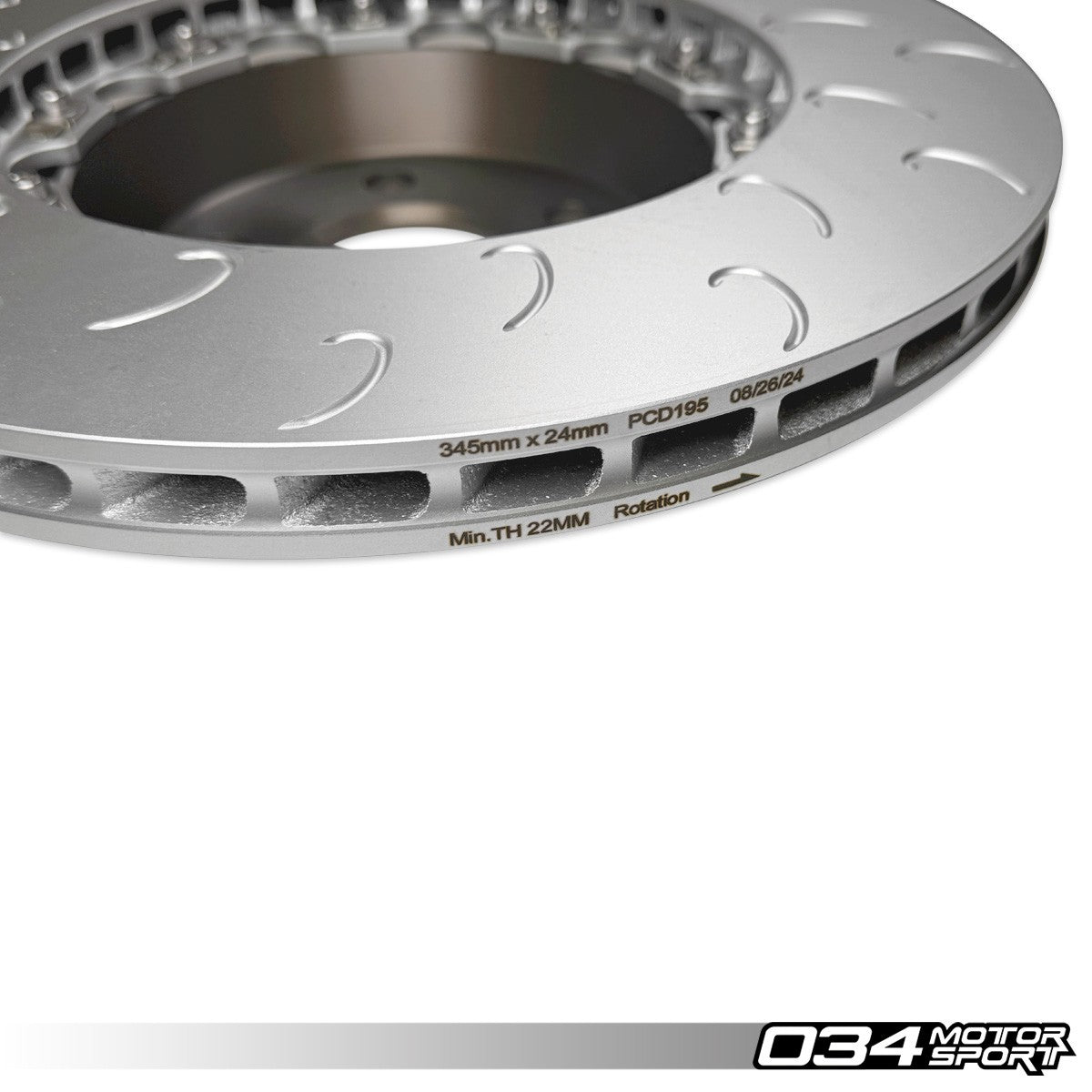 2-Piece Floating Rear Brake Rotor Upgrade Kit for G20 BMW M340i & A90/A91 Toyota Supra - image 4
