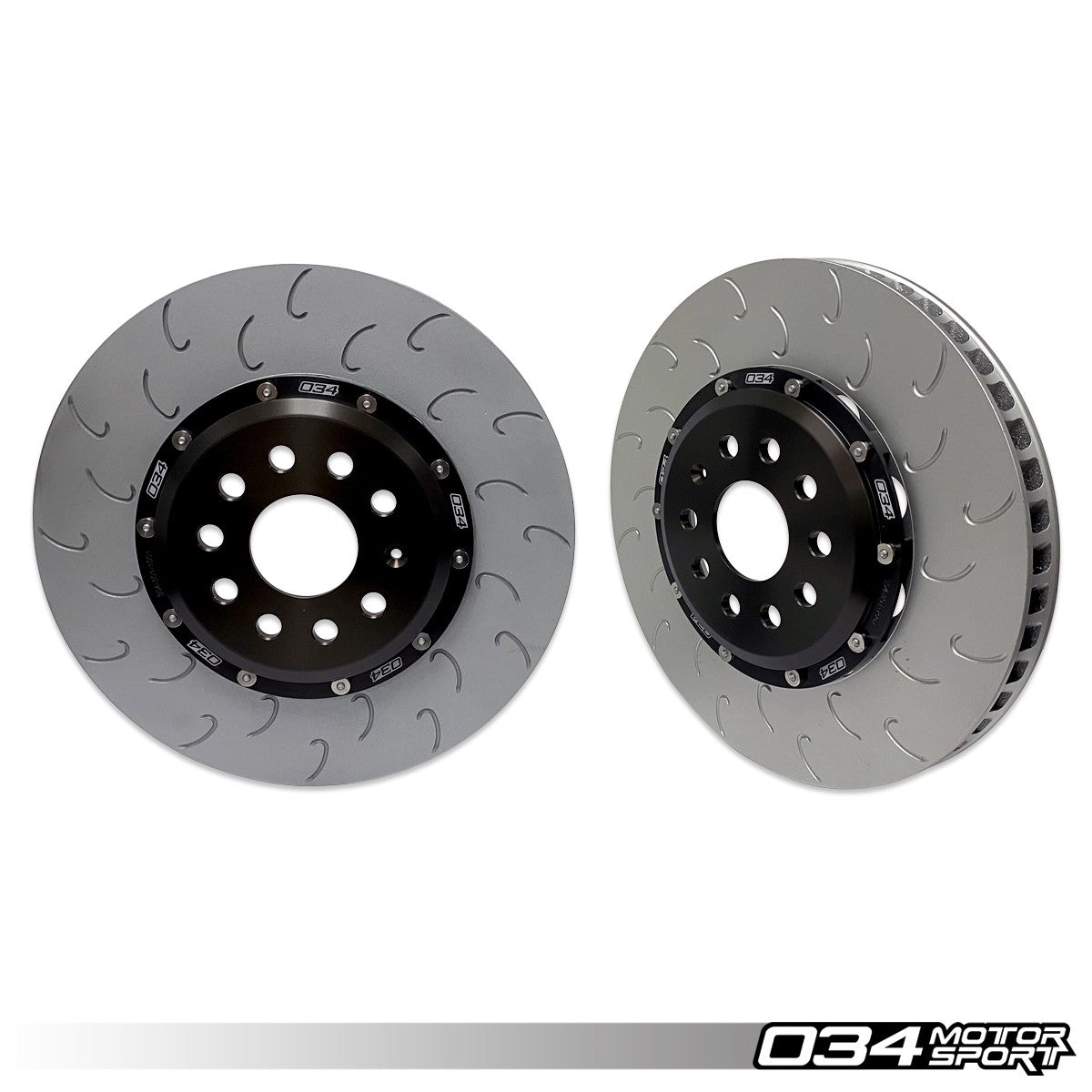 2-Piece Floating Front Brake Rotor Upgrade Kit, Volkswagen & Audi MQB and MQB EVO with 2.0T TFSI (Performance Pack)