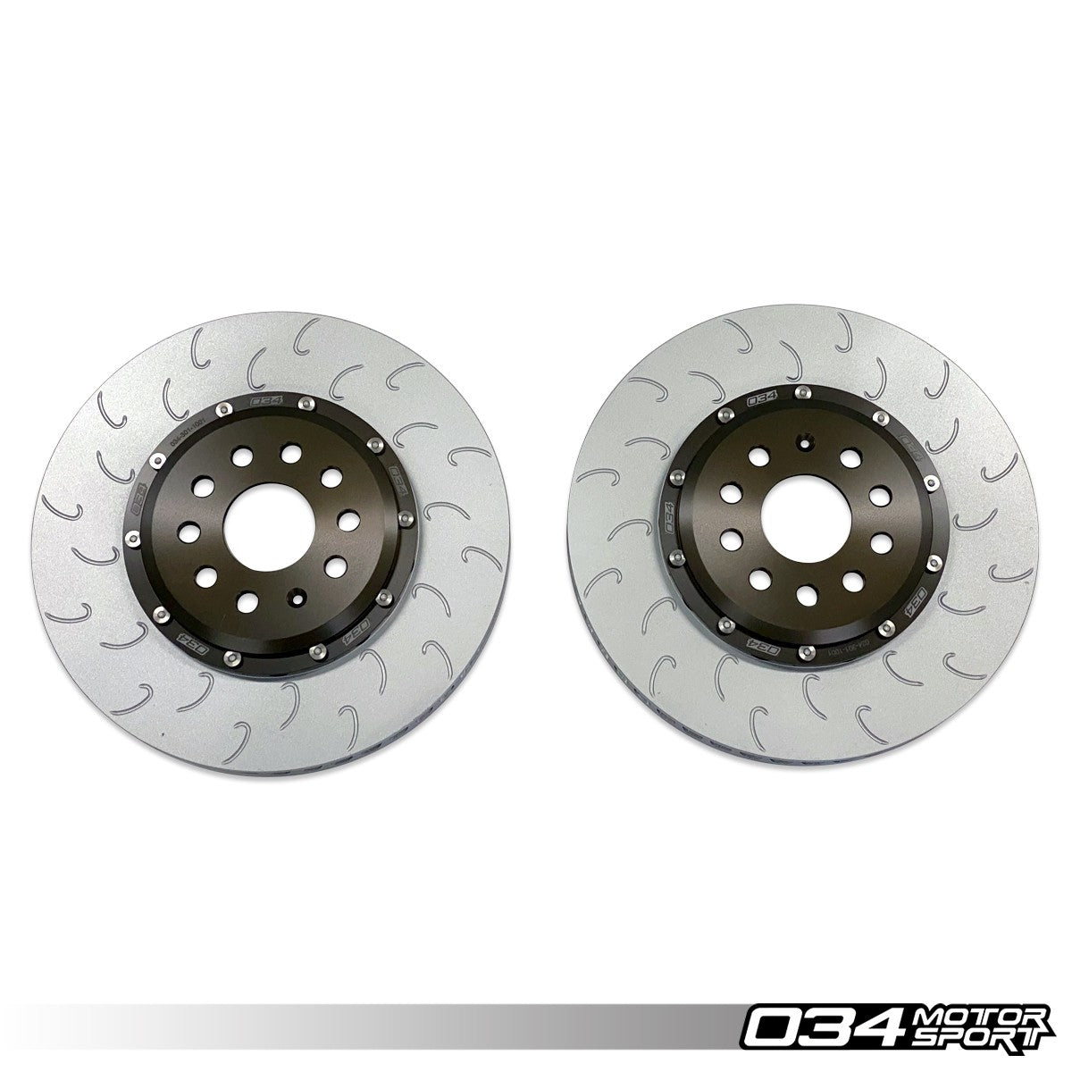 2-Piece Floating Front Brake Rotor Upgrade Kit, Volkswagen & Audi MQB and MQB EVO with 2.0T TFSI (Performanc - image 2
