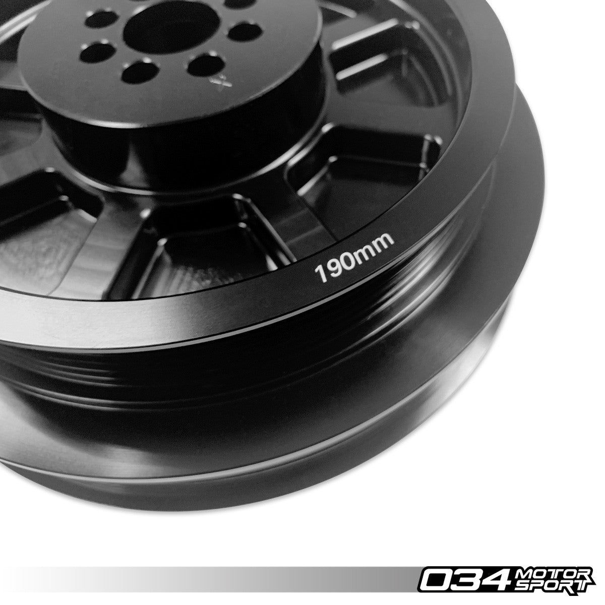034Motorsport 3.0 TFSI Supercharger 190mm Crank Pulley Upgrade, B8/B8.5 Audi S4/S5/Q5/SQ5 & C7 Audi A6/A7 - image 3