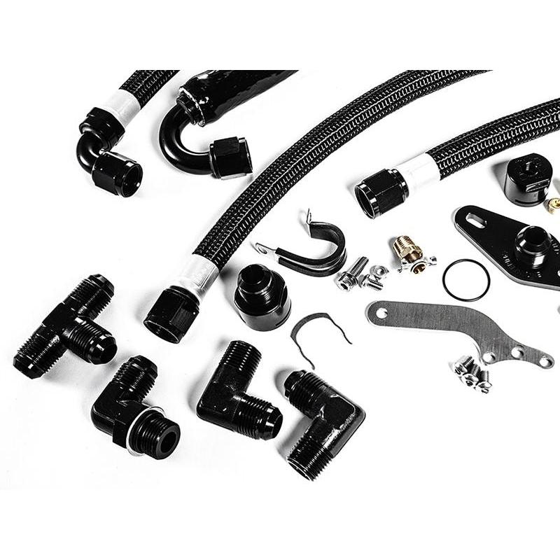 IE 2.0T FSI Catch Can Kit For IE Billet Valve Cover | Fits MK5, MK6 Golf R, Mk2 TTS