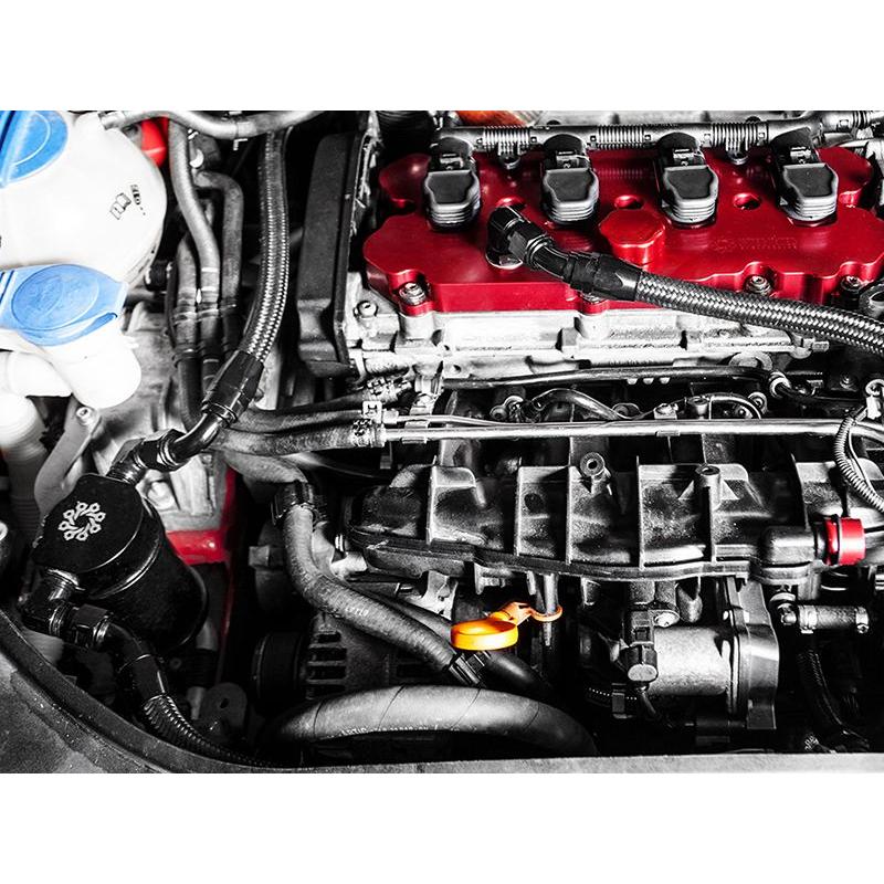 IE 2.0T FSI Catch Can Kit For IE Billet Valve Cover | Fits MK5, MK6 Golf R, Mk2 TTS