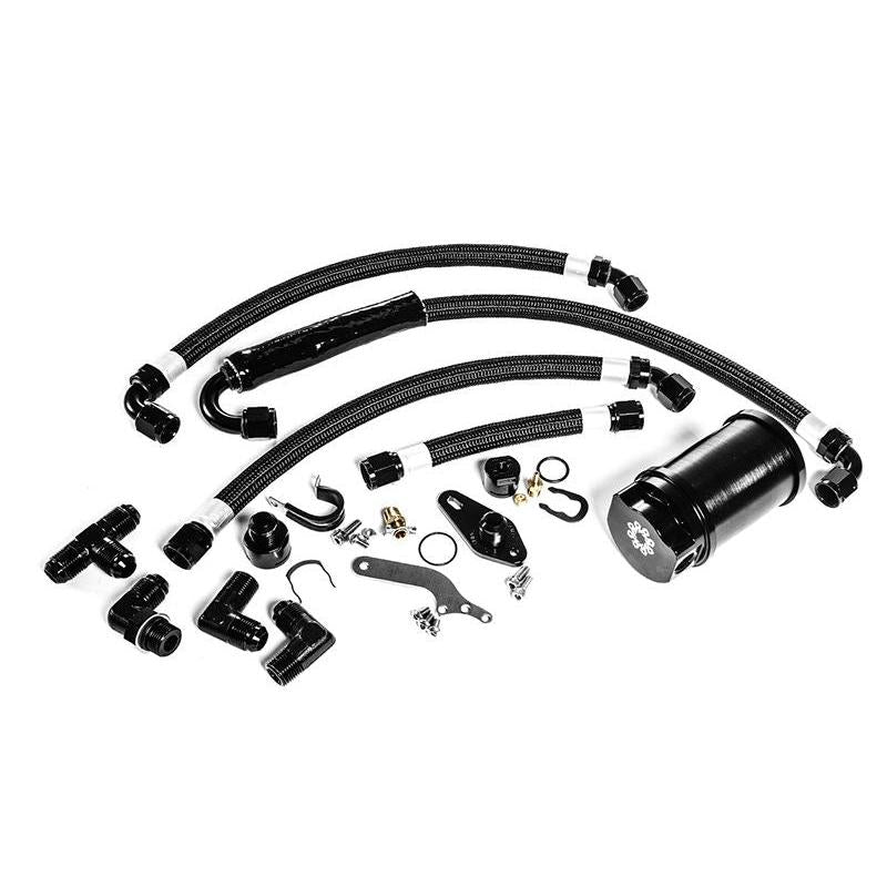 IE 2.0T FSI Catch Can Kit For IE Billet Valve Cover | Fits MK5, MK6 Golf R, Mk2 TTS