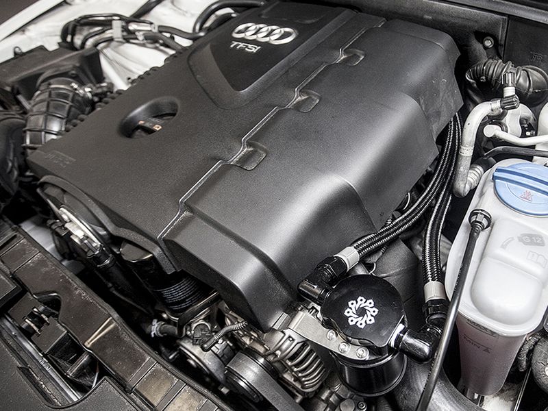 IE B8 A4 2.0T TSI Recirculating Catch Can Kit - image 8
