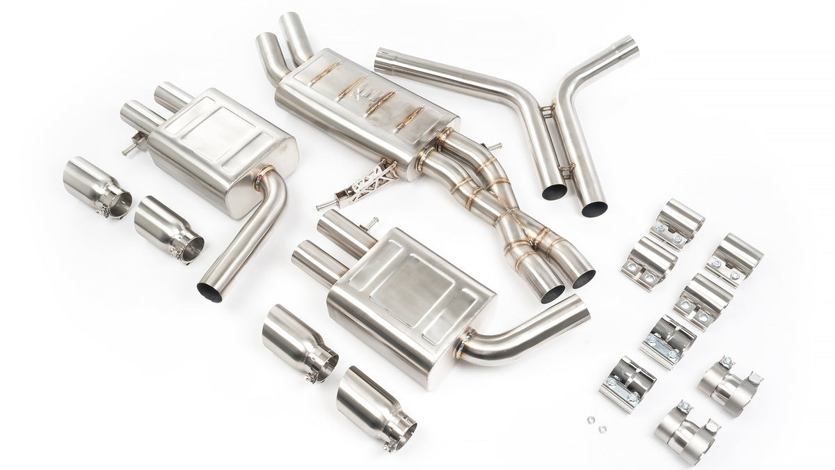 iE Catback Exhaust System For Audi B8 S4 - image 9