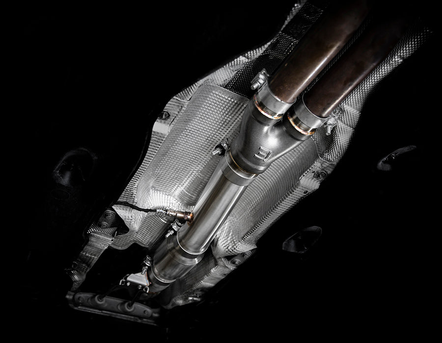 IE Y-Pipe Adapter Kit For 8V RS3 Exhaust Systems | Used to adapt to stock downpipe/catback - image 2