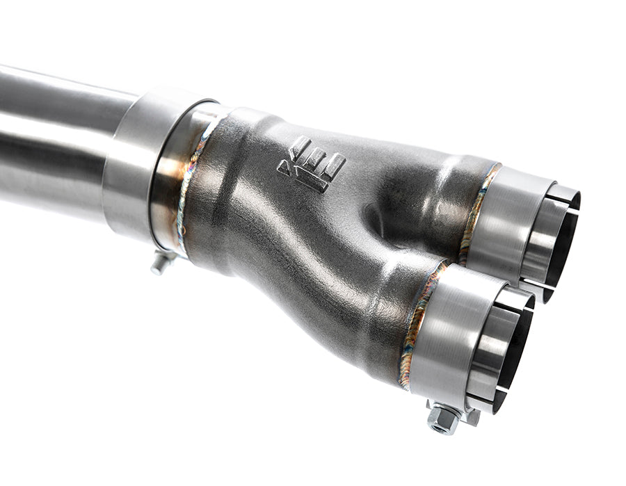 IE Y-Pipe Adapter Kit For 8V RS3 Exhaust Systems | Used to adapt to stock downpipe/catback - image 3