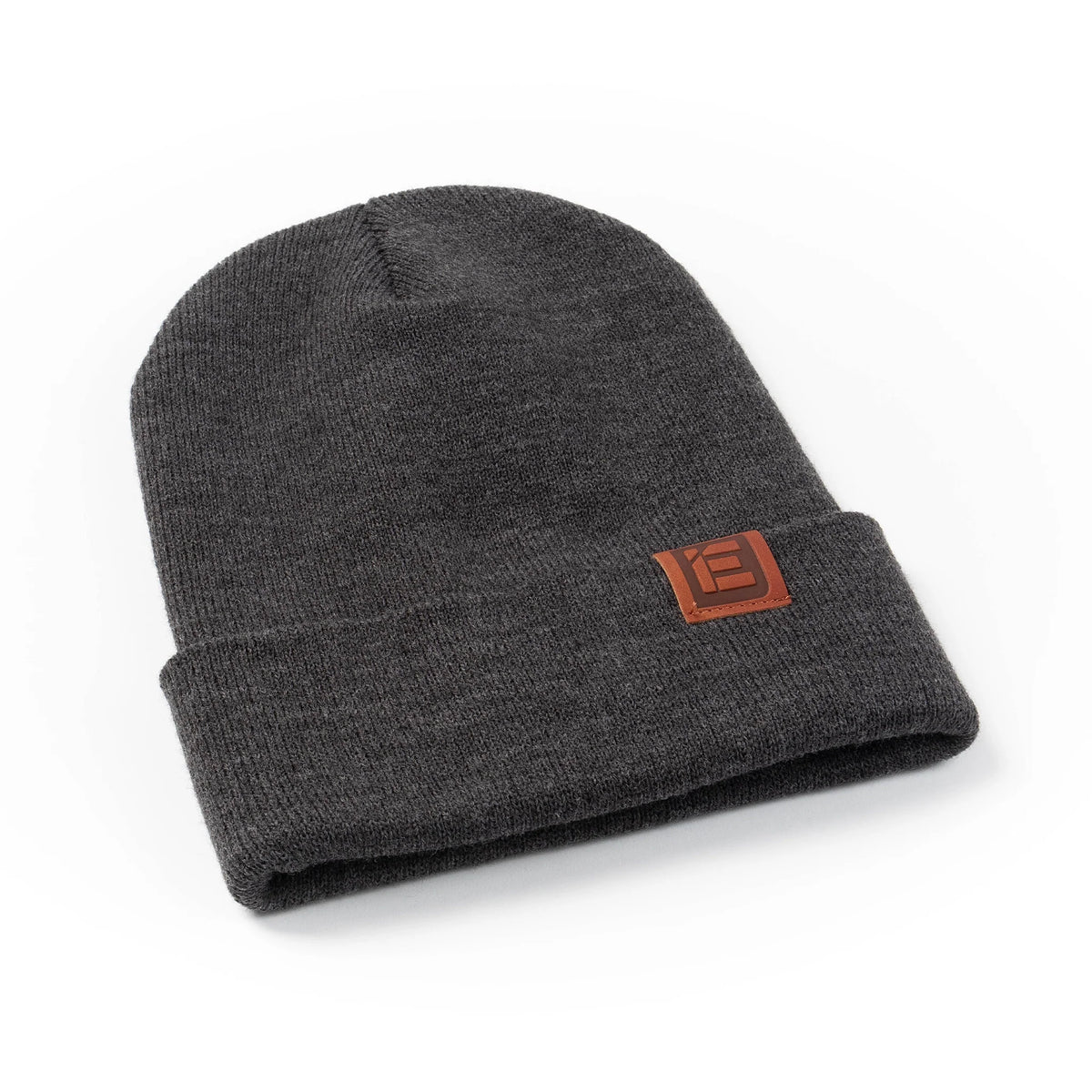 iE Leather Patch Beanie - image 3