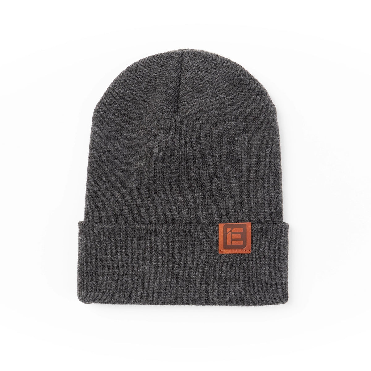 iE Leather Patch Beanie - image 2
