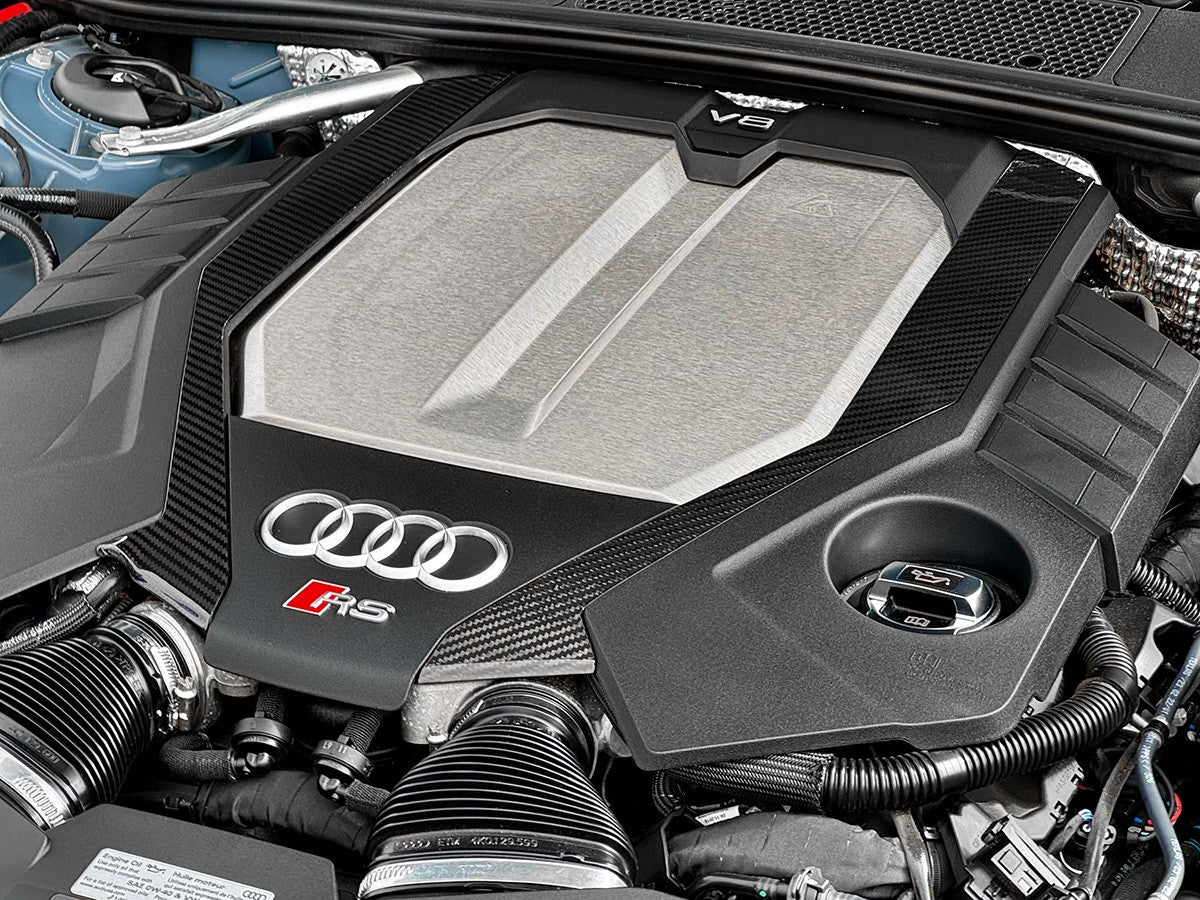 Carbon Fiber Engine Cover Trim, Audi C8 RS6/RS7 - image 2