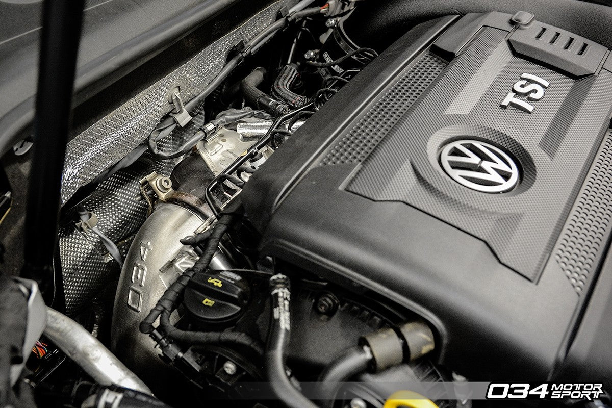 Cast Stainless Steel Racing Downpipe, 8V Audi A3/S3 & MKVII Volkswagen Golf R - image 11