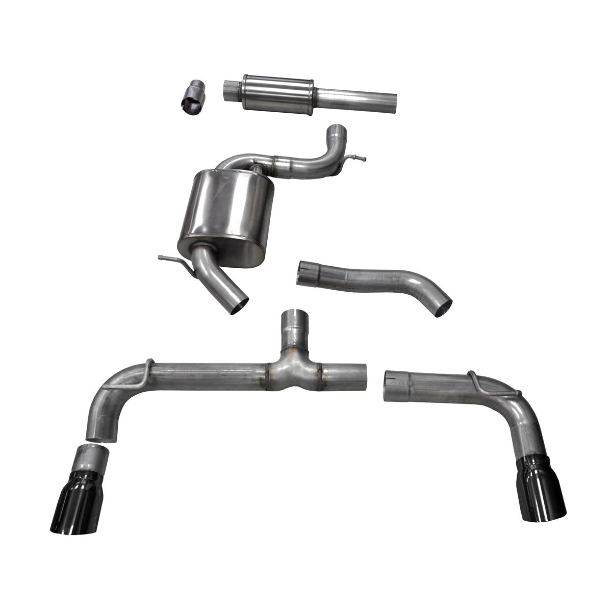 Corsa Performance MKVII Volkswagen Golf/GTI 2.0 TSI Cat-Back Exhaust System - image 3