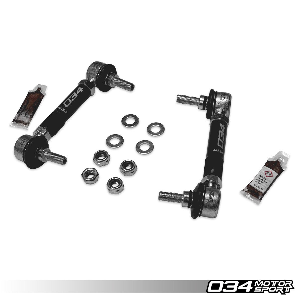 Dynamic+ Billet Adjustable Rear Sway Bar End Links, BMW F2x/F3x/G2x Chassis - image 2
