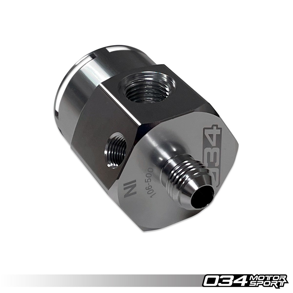 Fuel Pressure Regulator (FPR) Housing Adapter, Remote Mount, Billet Aluminum