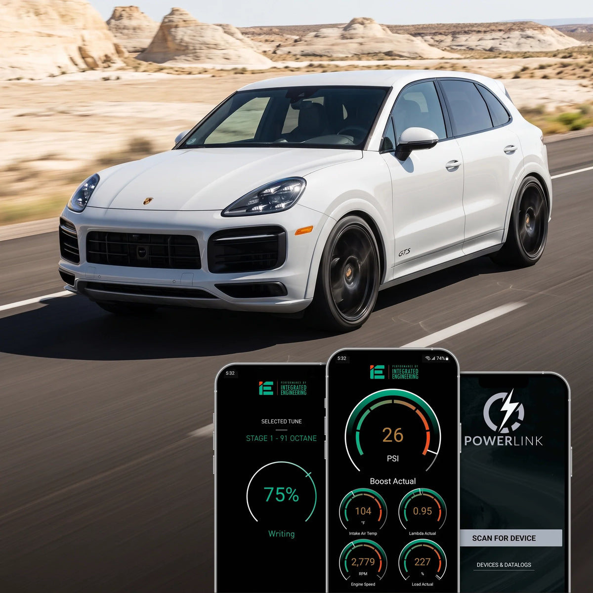 IE Performance ECU Tuning For Porsche Cayenne Turbo / GTS 4.0T V8