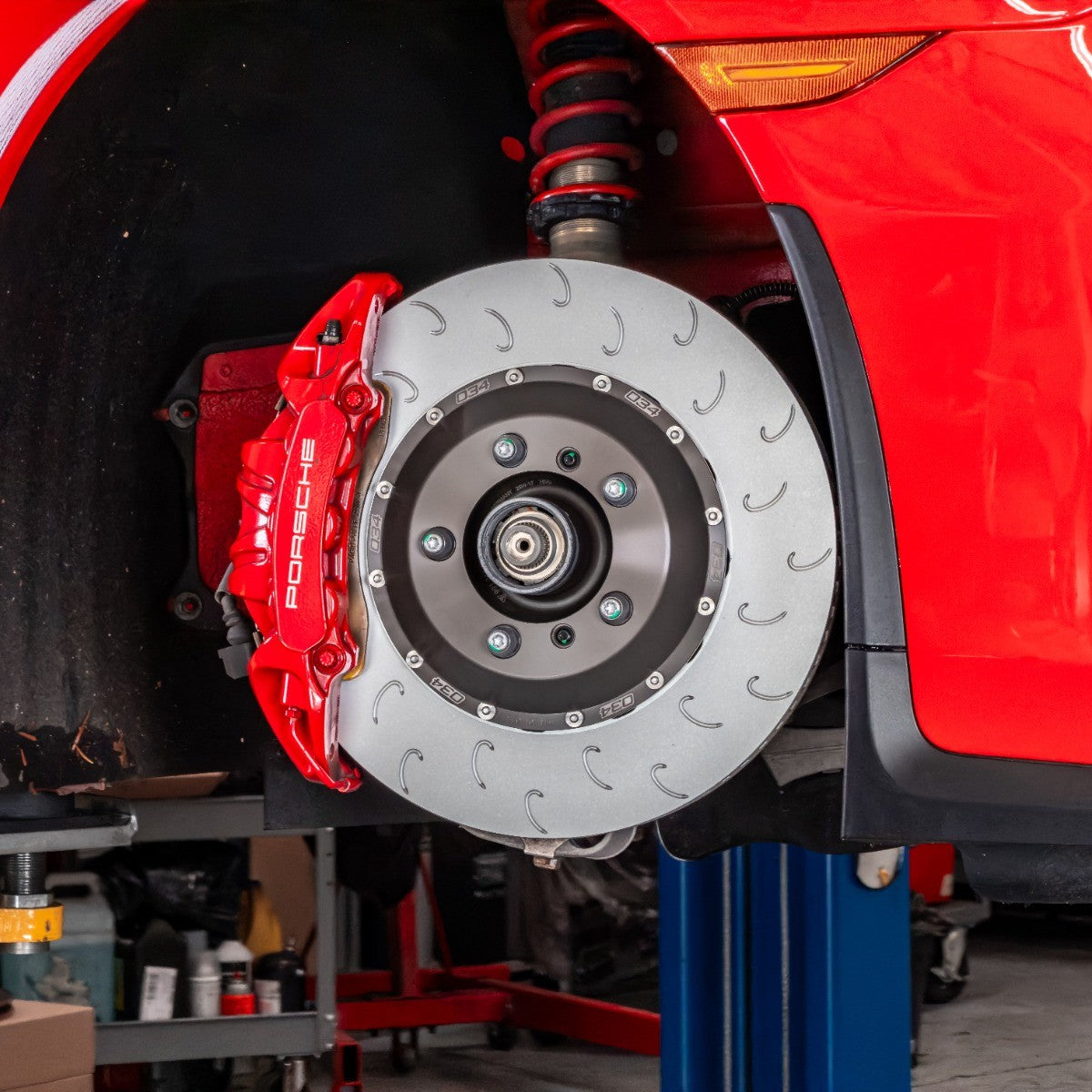 2-Piece Floating Front Brake Rotor Upgrade for 991.1/991.2 Porsche 911 GT3