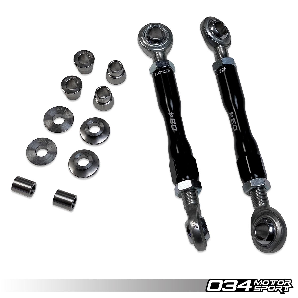 034Motorsport Dynamic+ Adjustable Sway Bar Bundle Package, Gen 1 & Gen 1.5 Audi R8 (4.2 V8 & 5.2 V10) - image 9