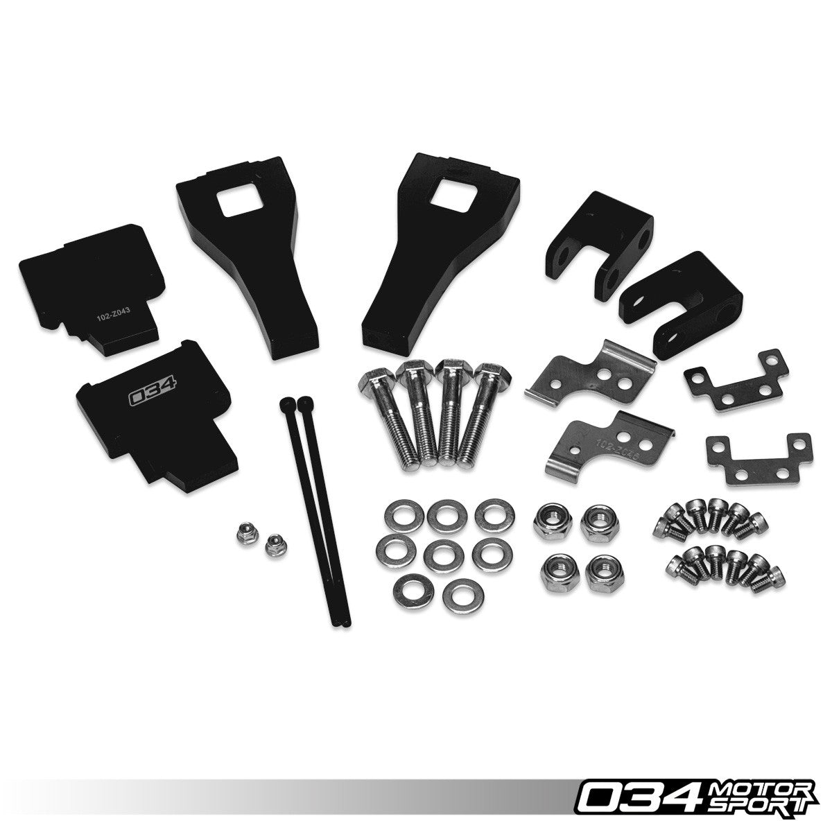 Radiator Relocation Kit, B8/B8.5 Audi with 4.0T Swap