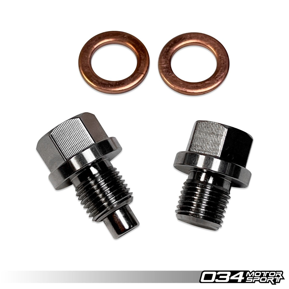 Rear Differential Magnetic Drain Plug Kit, Audi 8J/8P/8V/8V.5/8S/8Y Quattro Vehicles, VW Mk5/Mk6/Mk7/Mk7.5/Mk8 4Motion V