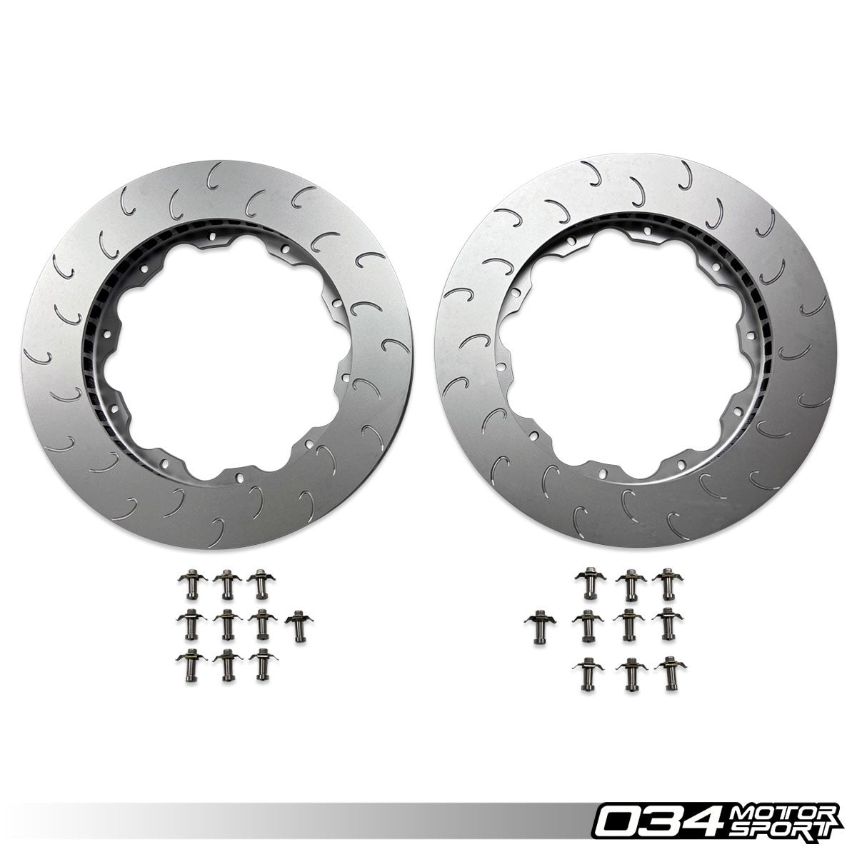 Replacement Front Rotor Ring Set, 390MM Stage 2, Gen 1 & Gen 1.5 Audi R8 (4.2 V8 & 5.2 V10)