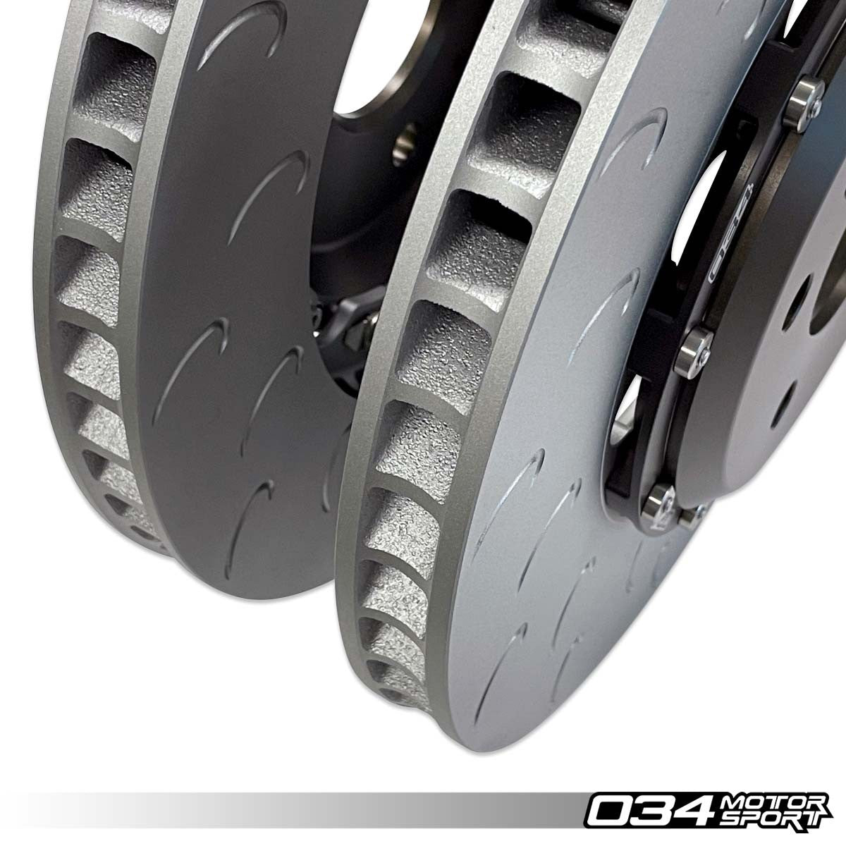 2-Piece Floating Front Brake Rotor Upgrade Kit for Audi B8/B8.5 S4/S5/Q5 - image 7
