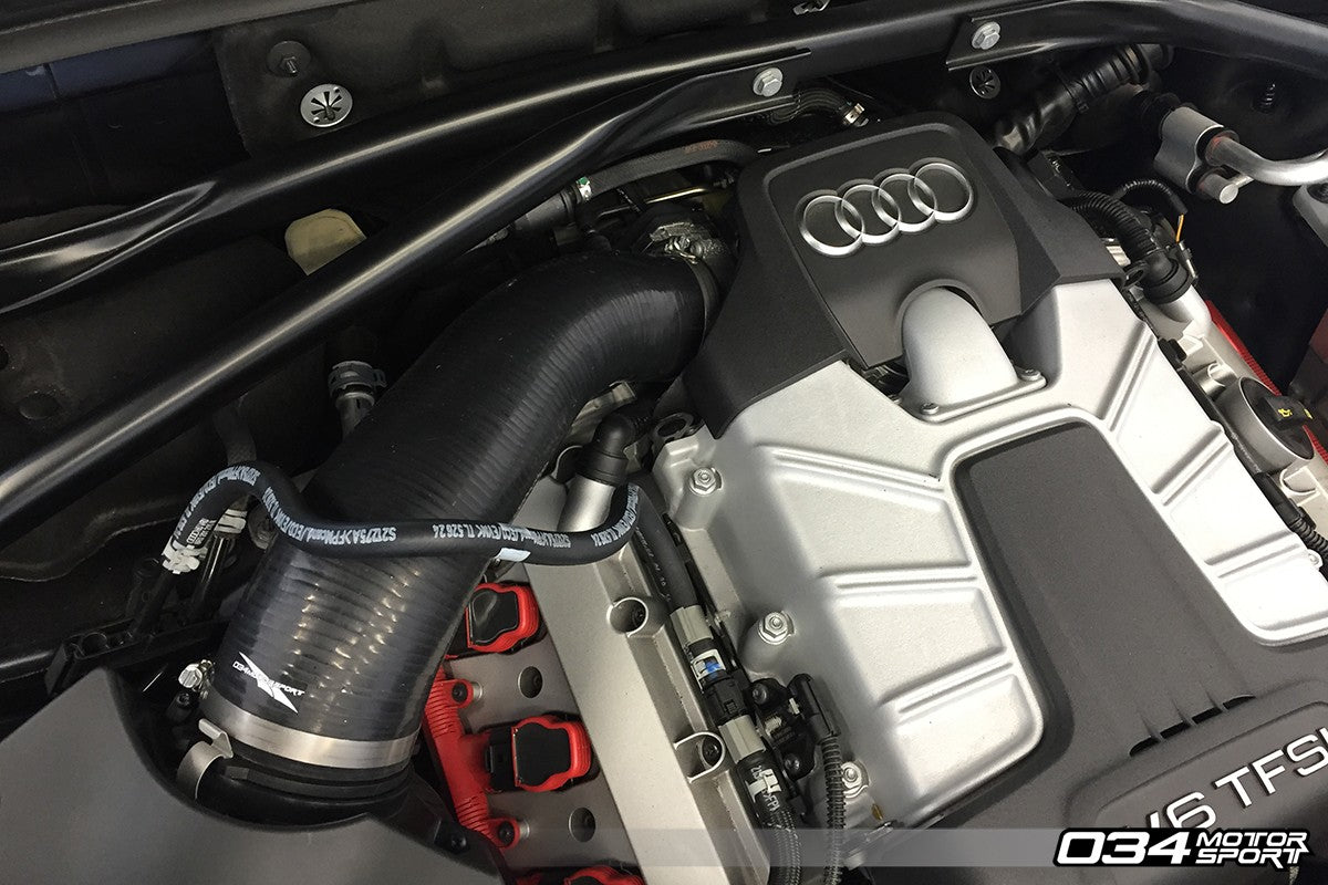 Audi Q5/SQ5 3.0 TFSI Throttle Body Inlet Hose, High-Flow Silicone - image 2