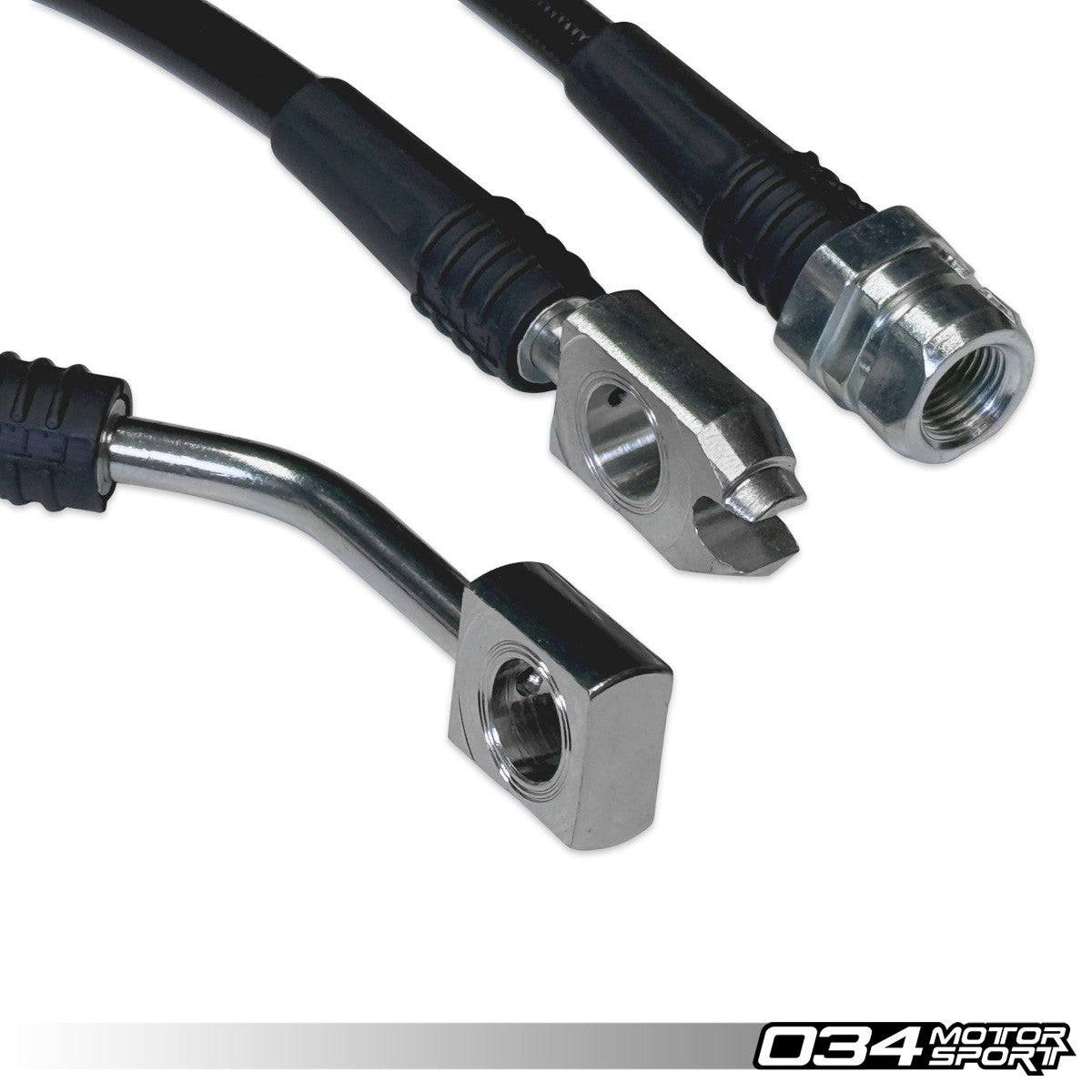 Stainless Steel Braided Brake Line Kit, Volkswagen & Audi MQB and MQB EVO with 2.0T TFSI (Performance Pack) - image 3