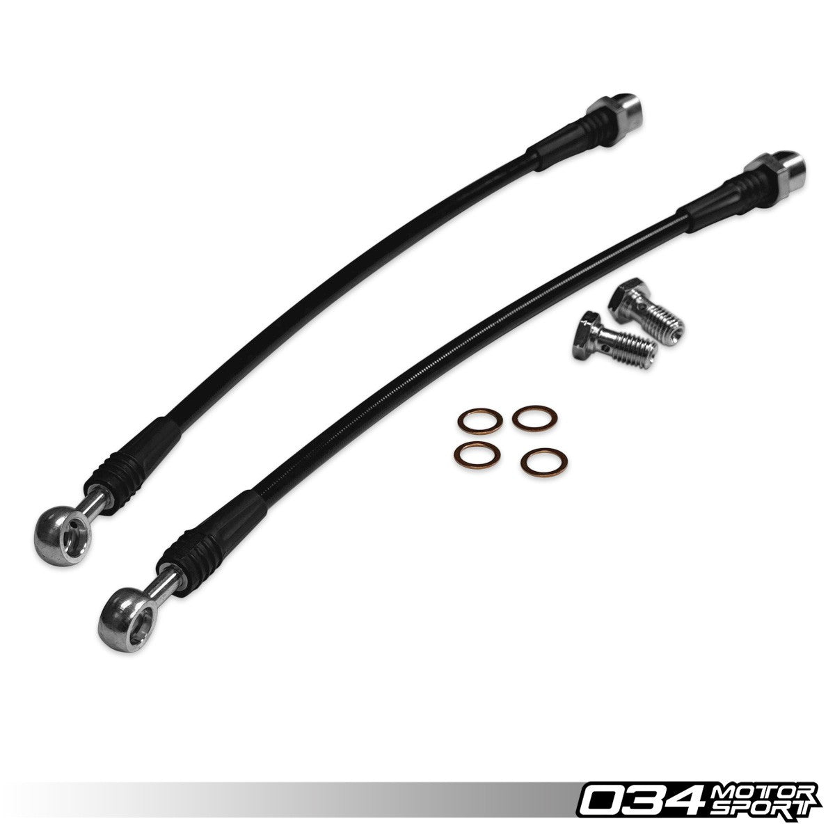 Stainless Steel Braided Line, Rear, B9/B9.5 Audi A4/S4, A5/S5/RS5, Q5/SQ5 - image 2