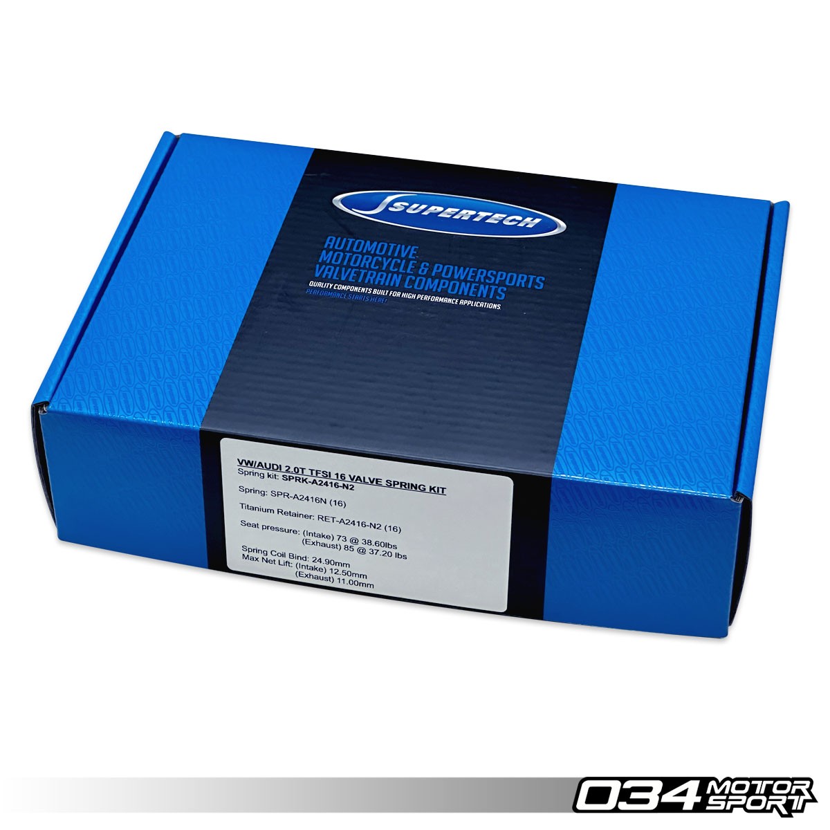 Supertech Valve Spring & Titanium Retainer Set, Volkswagen FSI & TSI 2.0T Engines - image 7